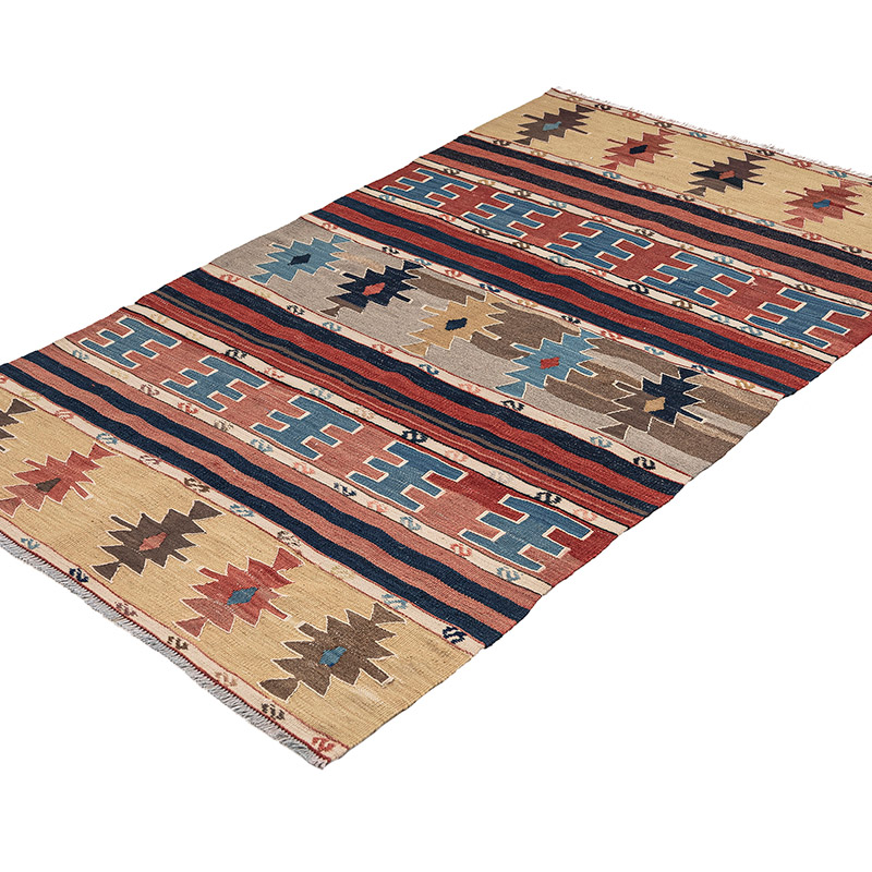 Alfombra Vintage Denizli Kilim - 105 cm x 176 cm - K0083879