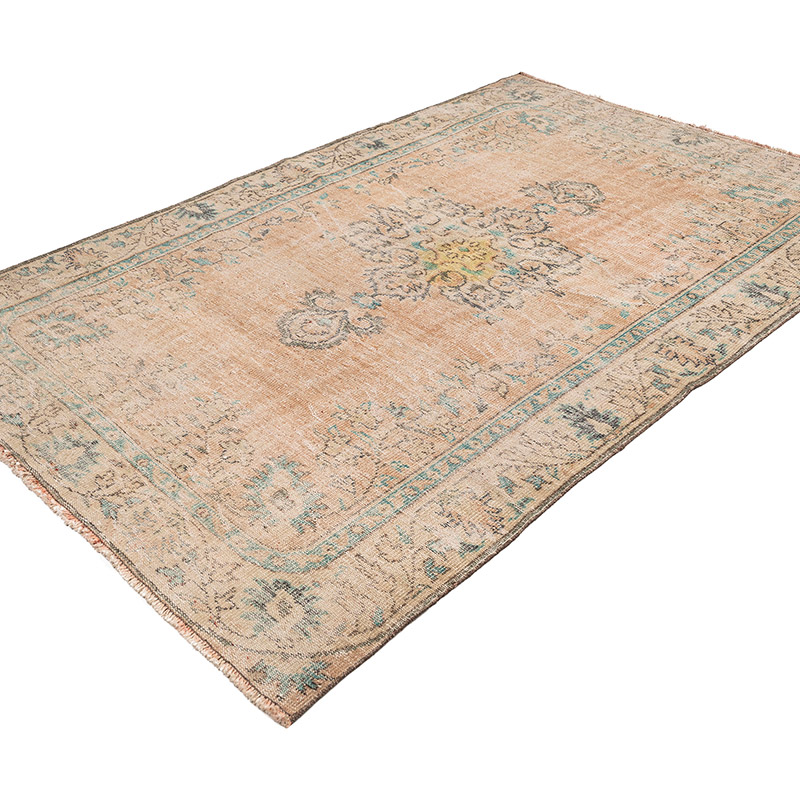 Vintage Turkish Hand-Knotted Rug - 6'  x 9' 3" (72" x 111") - K0083881