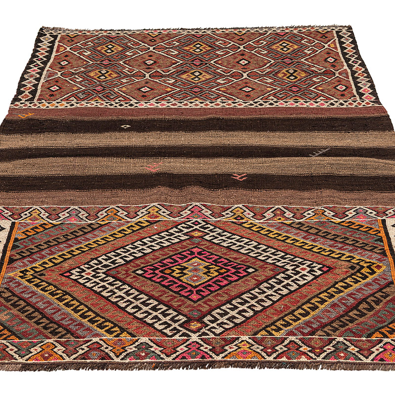 Vintage Bayburt Kilim Rug - 3' 2" x 4' 9" (38" x 57") - K0083882
