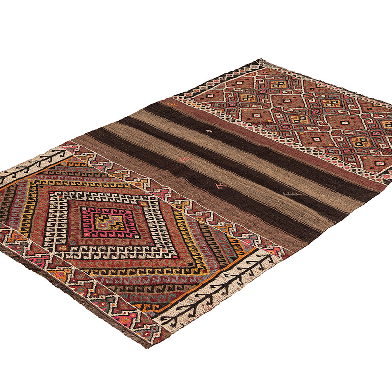 Vintage Bayburt Kilim Rug - 3' 2" x 4' 9" (38" x 57") - K0083882