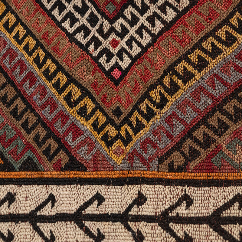 Vintage Bayburt Kilim Rug - 3' 2" x 4' 9" (38" x 57") - K0083882