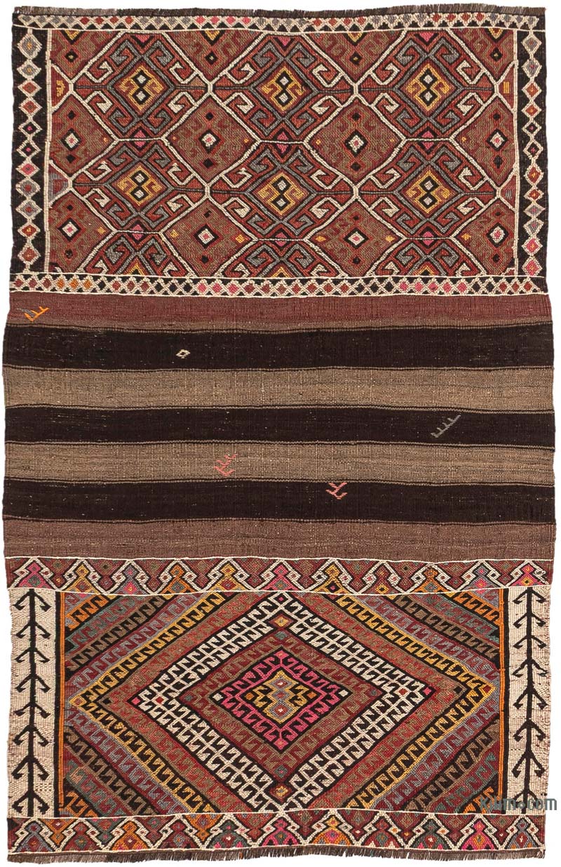 Vintage Bayburt Kilim Rug - 3' 2" x 4' 9" (38" x 57") - K0083882