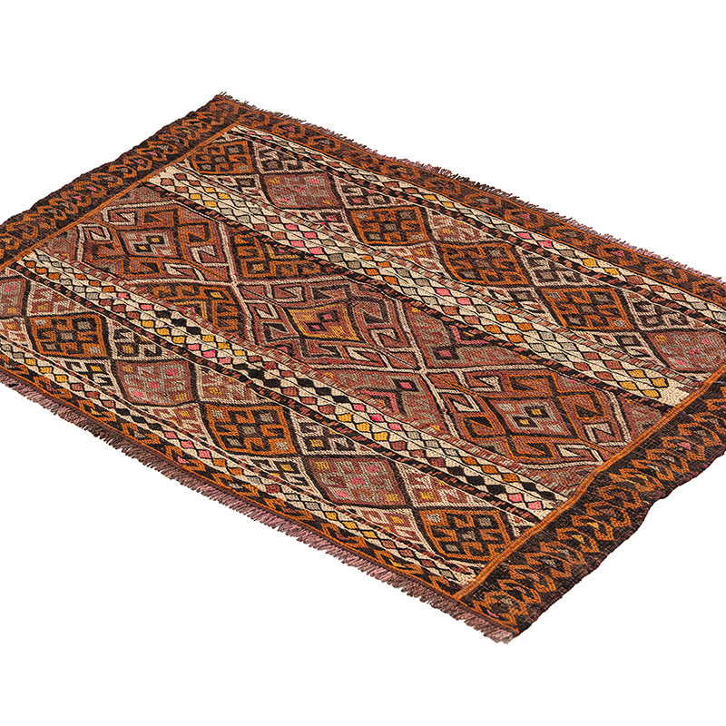 Vintage Bayburt Kilim Rug - 2' 2" x 3' 3" (26" x 39") - K0083886