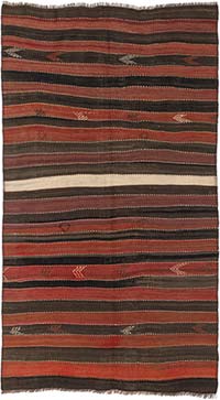 Vintage Kars Kilim Yolluk - 123 cm x 226 cm