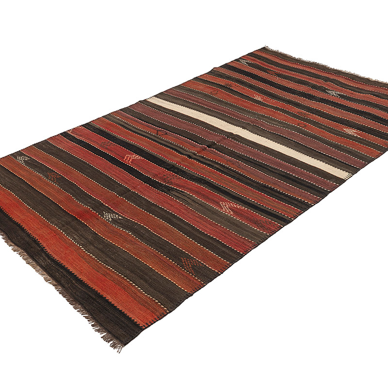 Vintage Kars Kilim Runner - 4'  x 7' 5" (48" x 89") - K0083888