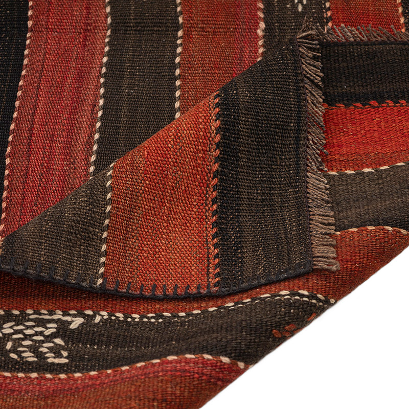 Vintage Kars Kilim Runner - 4'  x 7' 5" (48" x 89") - K0083888