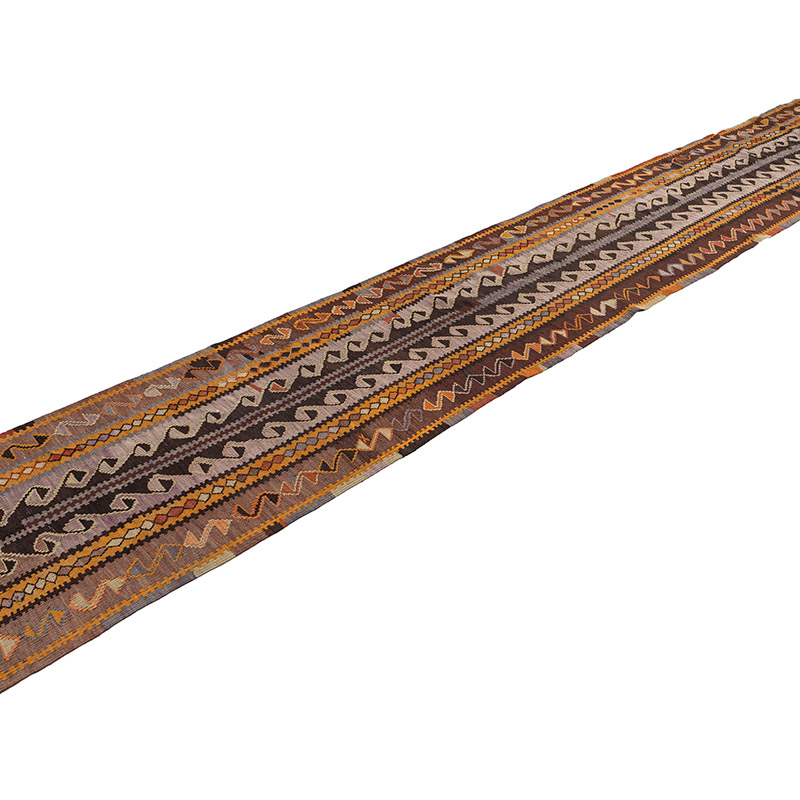 Vintage Kars Kilim Yolluk - 67 cm x 400 cm - K0083889