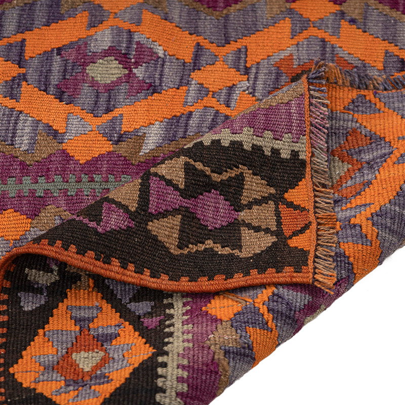 Vintage Kars Kilim Yolluk - 87 cm x 382 cm - K0083890