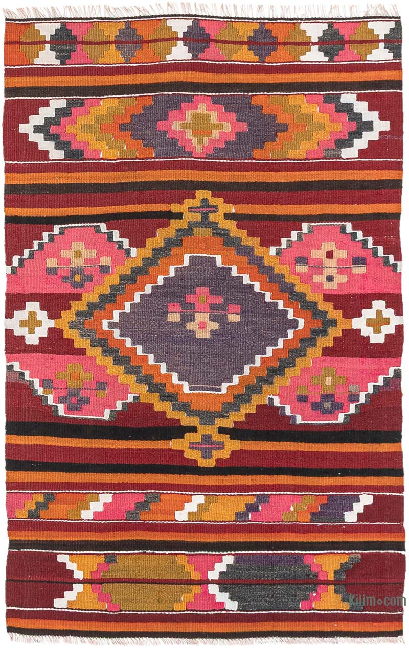 Vintage Puturge Kilim Rug - 2' 7" x 4'  (31" x 48") - K0083893