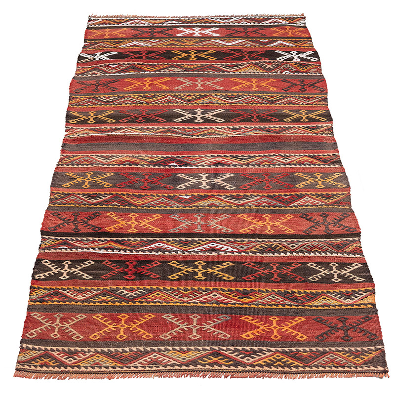 Vintage Malatya Kilim Runner - 2' 7" x 6'  (31" x 72") - K0083895