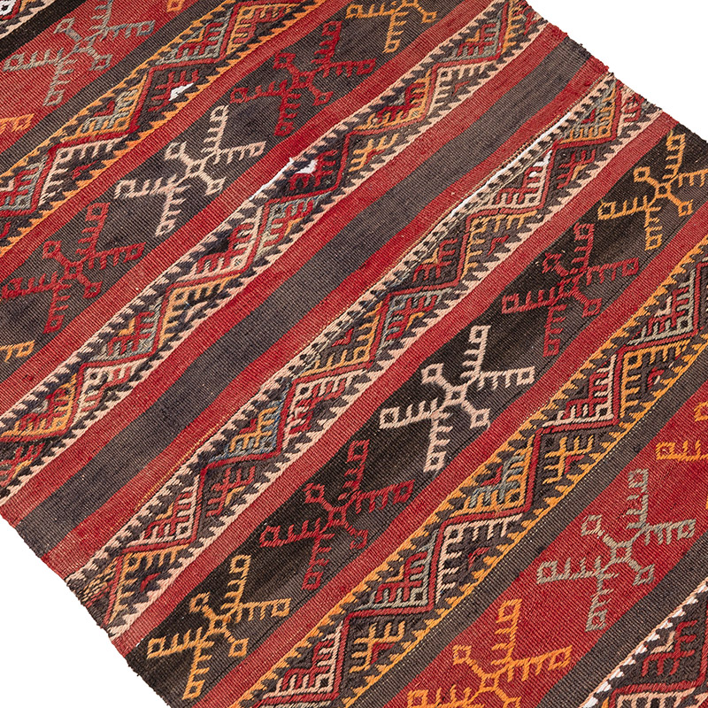 Vintage Malatya Kilim Runner - 2' 7" x 6'  (31" x 72") - K0083895