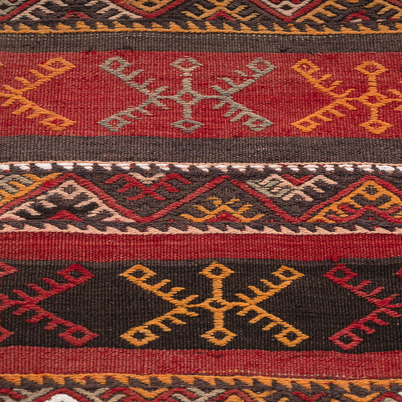 Vintage Malatya Kilim Runner - 2' 7" x 6'  (31" x 72") - K0083895