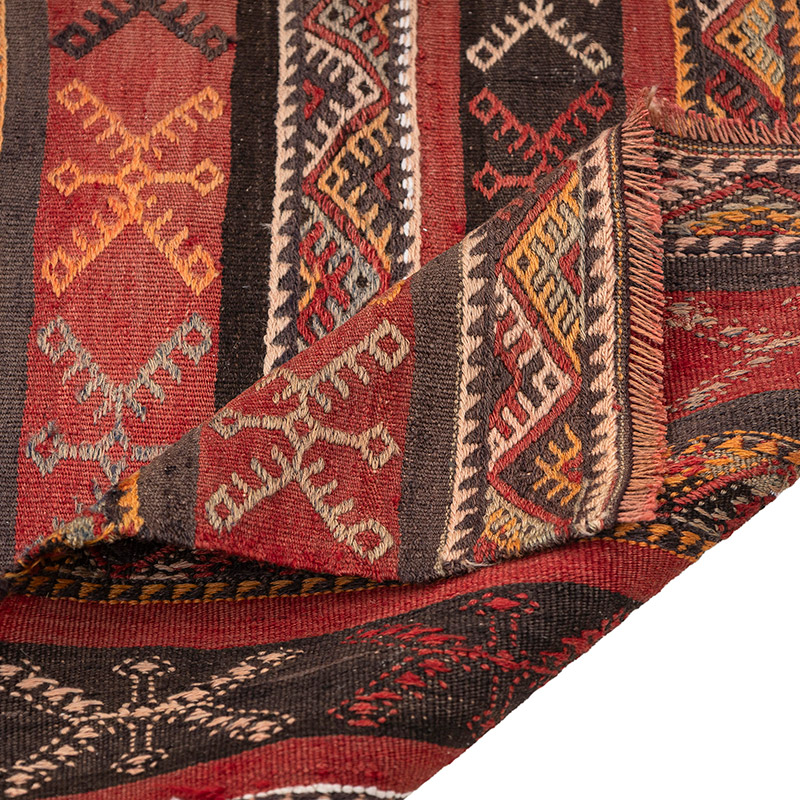 Vintage Malatya Kilim Runner - 2' 7" x 6'  (31" x 72") - K0083895