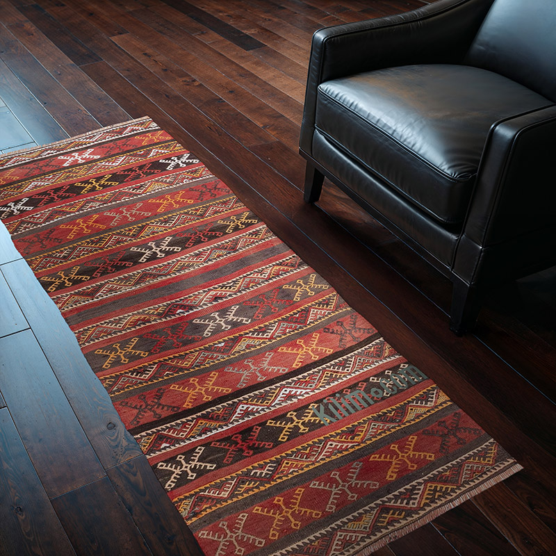 Vintage Malatya Kilim Runner - 2' 7" x 6'  (31" x 72") - K0083895