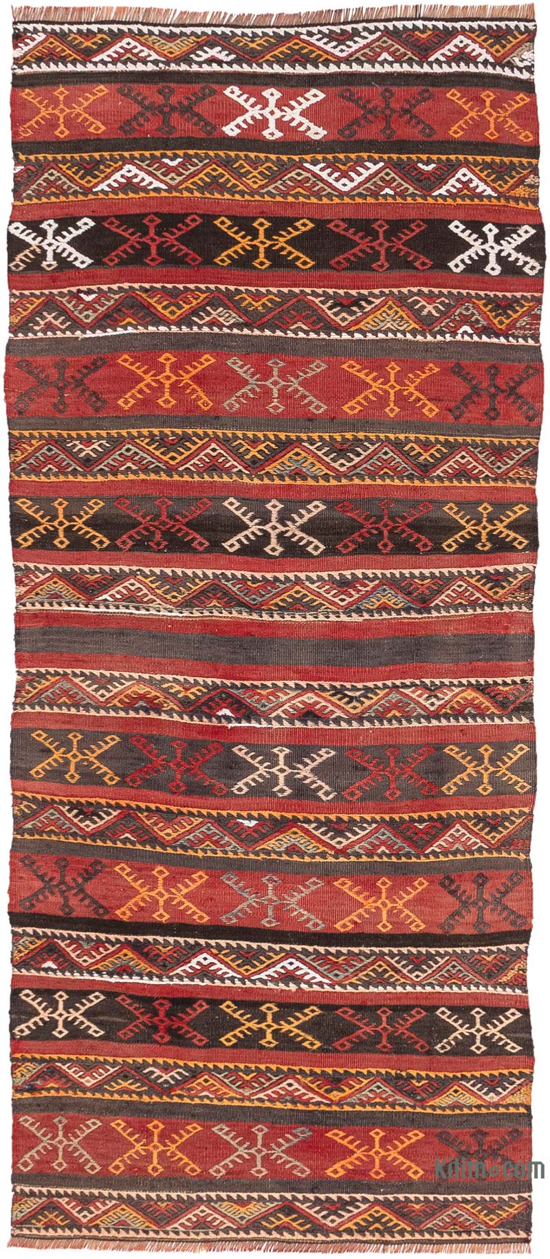 Vintage Malatya Kilim Runner - 2' 7" x 6'  (31" x 72") - K0083895