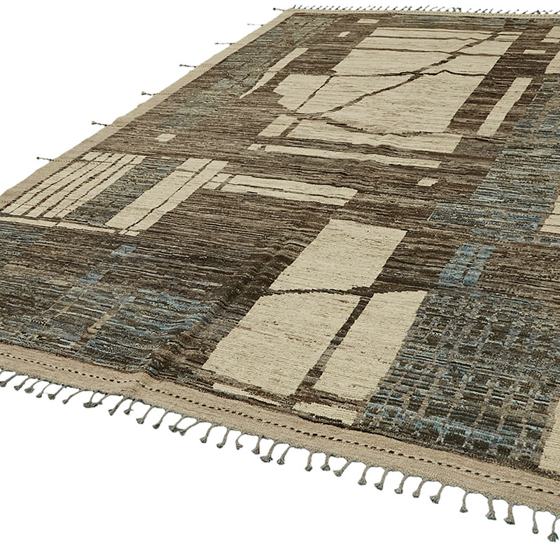 Nueva Alfombra Tejida a Mano de Estilo Marroquí - 276 cm x 362 cm - K0083900