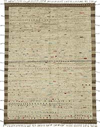 New Moroccan Style Hand-Knotted Rug - 9' 1" x 12' 2" (109" x 146")