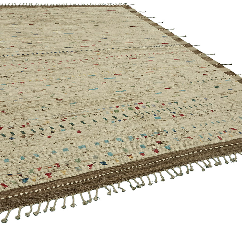 New Moroccan Style Hand-Knotted Rug - 9' 1" x 12' 2" (109" x 146") - K0083902