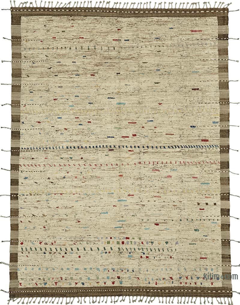 New Moroccan Style Hand-Knotted Rug - 9' 1" x 12' 2" (109" x 146") - K0083902