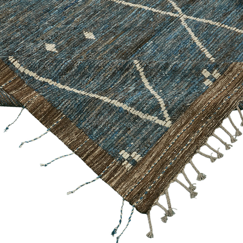 New Moroccan Style Hand-Knotted Rug - 9' 6" x 12' 7" (114" x 151") - K0083910