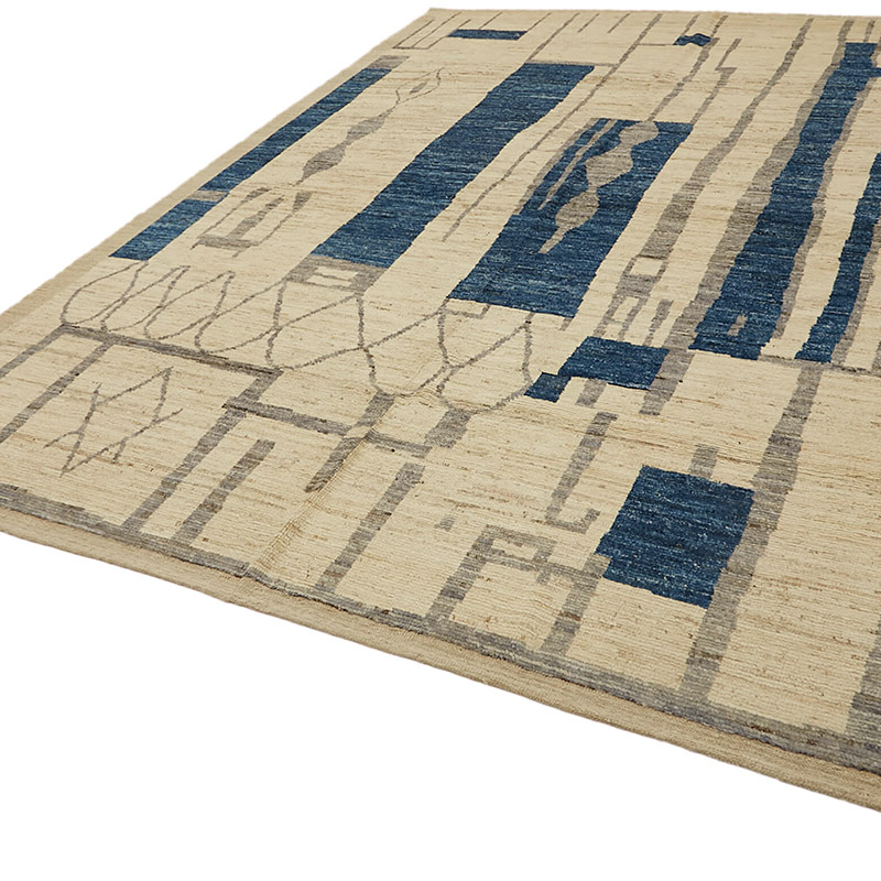 Nueva Alfombra Tejida a Mano de Estilo Marroquí - 280 cm x 370 cm - K0083911