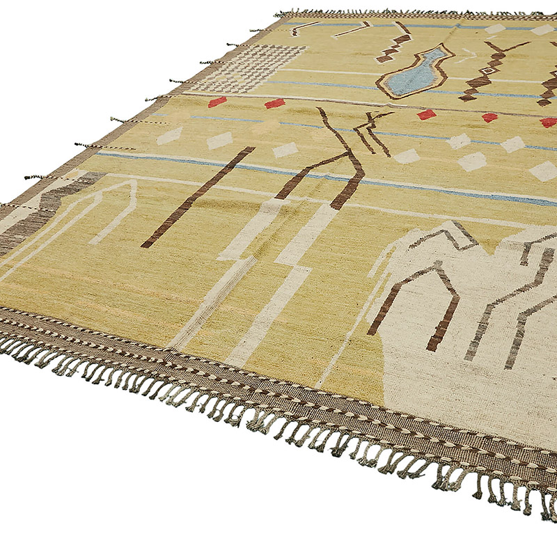 Nueva Alfombra Tejida a Mano de Estilo Marroquí - 296 cm x 362 cm - K0083912