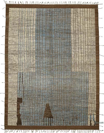 Yeni Fas Tarzi El Dokuma Hali - 286 cm x 380 cm