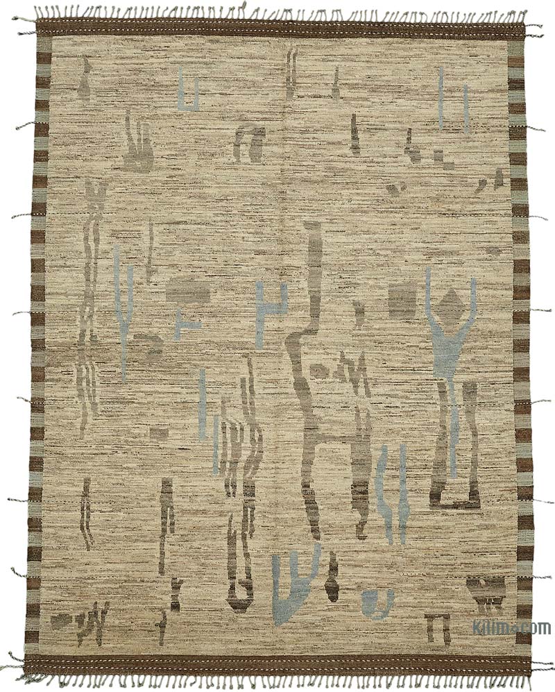 Nueva Alfombra Tejida a Mano de Estilo Marroquí - 284 cm x 372 cm - K0083917