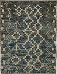 New Moroccan Style Hand-Knotted Rug - 9' 3" x 11' 3" (111" x 135")