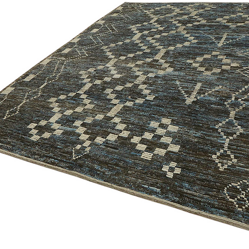 Nueva Alfombra Tejida a Mano de Estilo Marroquí - 283 cm x 344 cm - K0083919