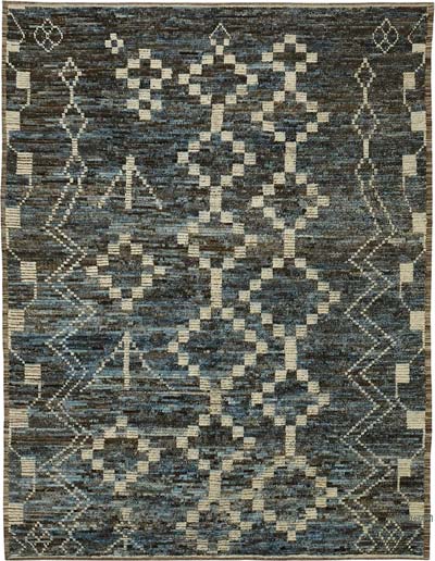 Nueva Alfombra Tejida a Mano de Estilo Marroquí - 283 cm x 344 cm