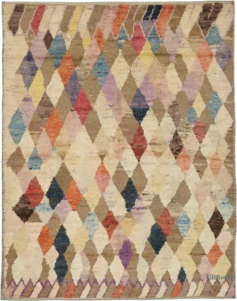 Yeni Fas Tarzi El Dokuma Hali - 243 cm x 310 cm - K0083924