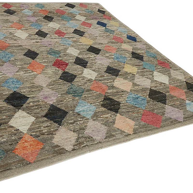 Nueva Alfombra Tejida a Mano de Estilo Marroquí - 244 cm x 350 cm - K0083927