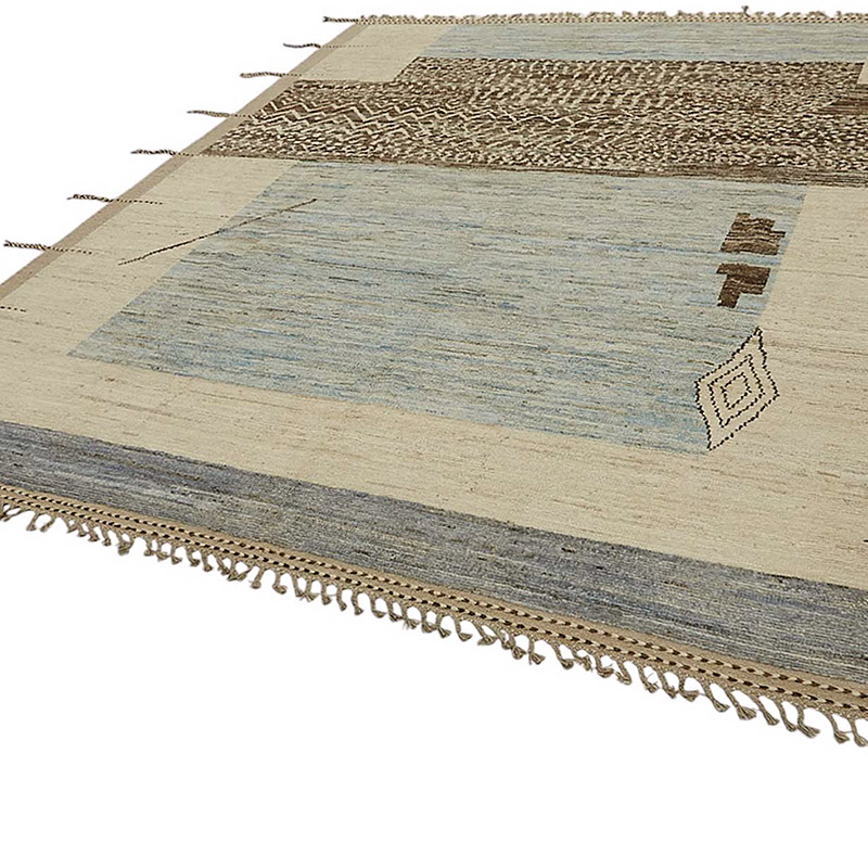 Nueva Alfombra Tejida a Mano de Estilo Marroquí - 261 cm x 302 cm - K0083934