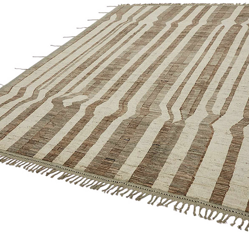 Nueva Alfombra Tejida a Mano de Estilo Marroquí - 287 cm x 369 cm - K0083940