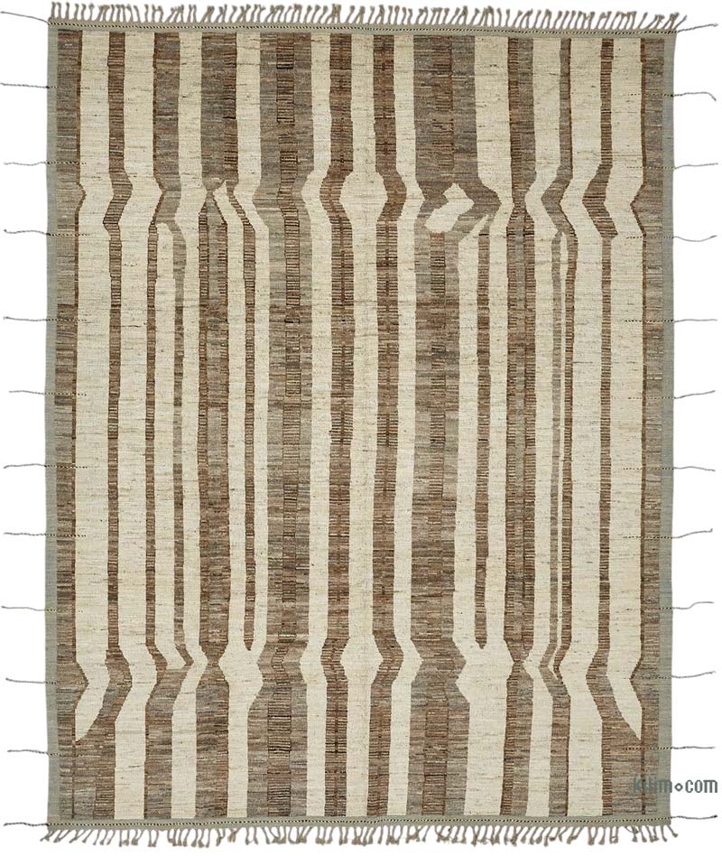 Nueva Alfombra Tejida a Mano de Estilo Marroquí - 287 cm x 369 cm - K0083940