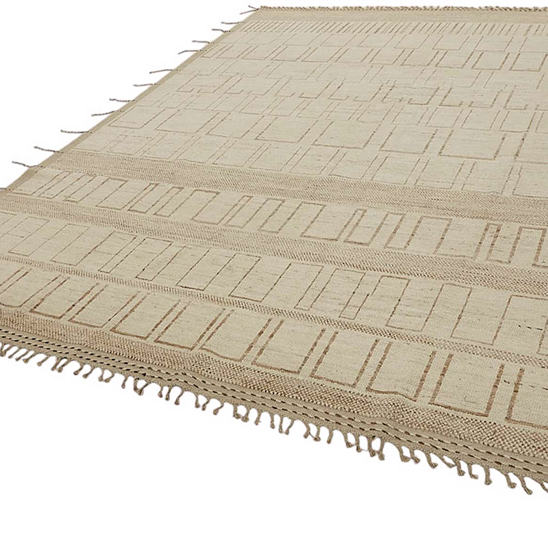 Nueva Alfombra Tejida a Mano de Estilo Marroquí - 277 cm x 373 cm - K0083945