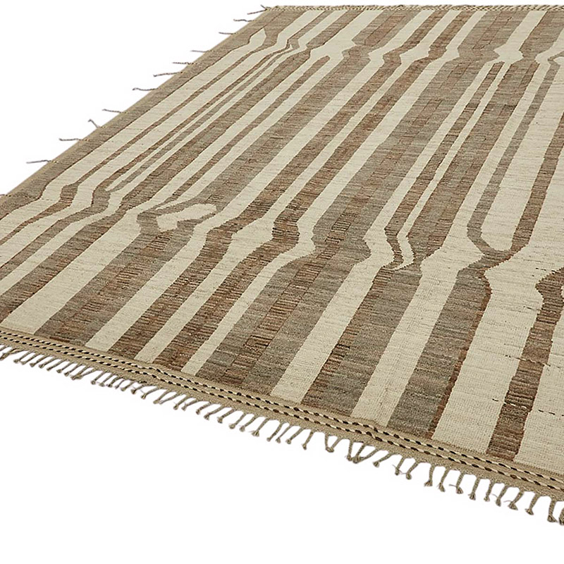 New Moroccan Style Hand-Knotted Rug - 9' 4" x 12' 1" (112" x 145") - K0083947