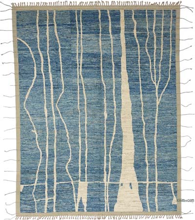 Yeni Fas Tarzi El Dokuma Hali - 288 cm x 369 cm