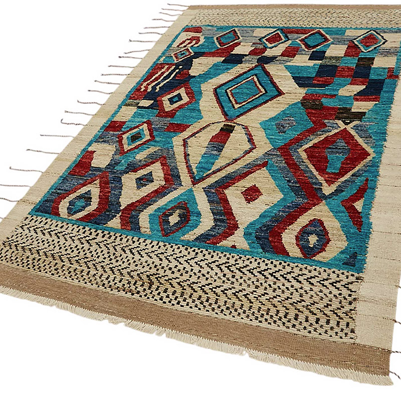 Yeni Fas Tarzi El Dokuma Hali - 154 cm x 259 cm - K0083955