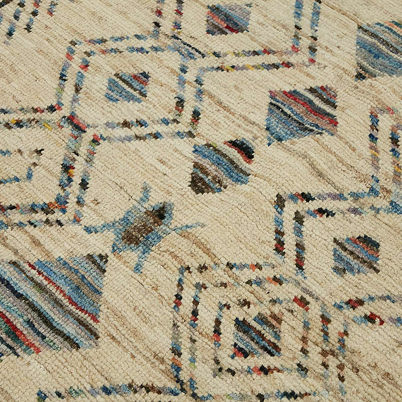 Nueva Alfombra Tejida a Mano de Estilo Marroquí - 211 cm x 300 cm - K0083964