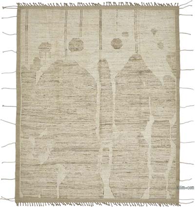 Yeni Fas Tarzi El Dokuma Hali - 253 cm x 307 cm
