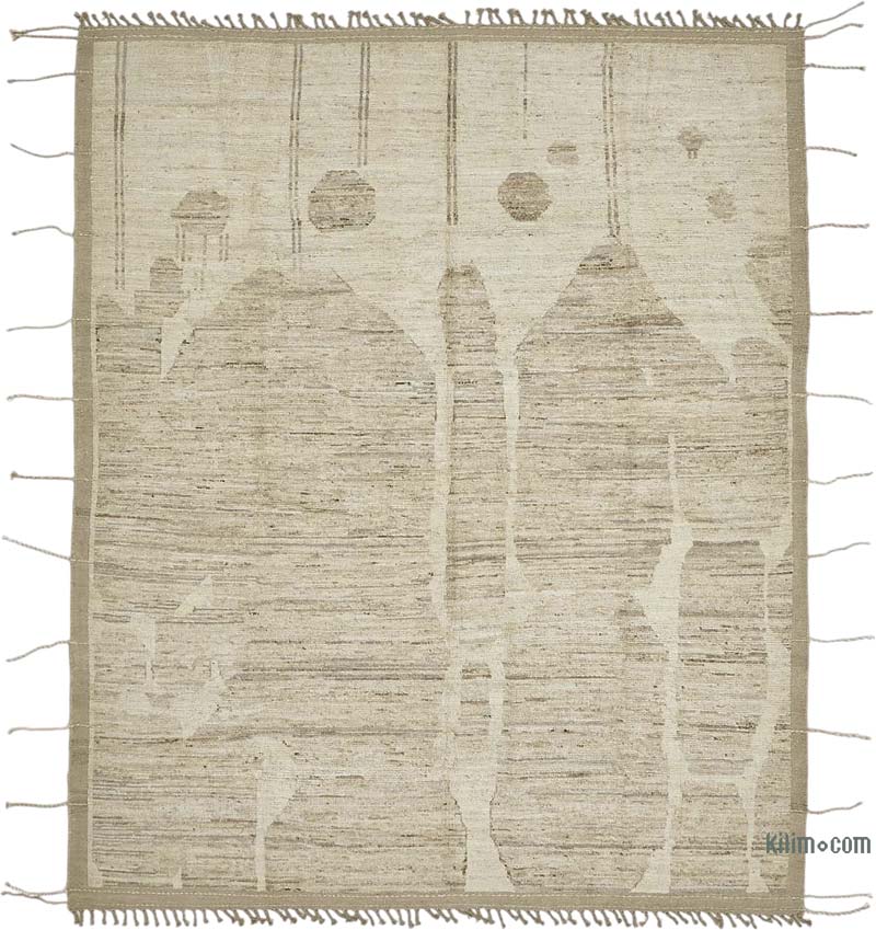 New Moroccan Style Hand-Knotted Rug - 8' 4" x 10' 1" (100" x 121") - K0083967