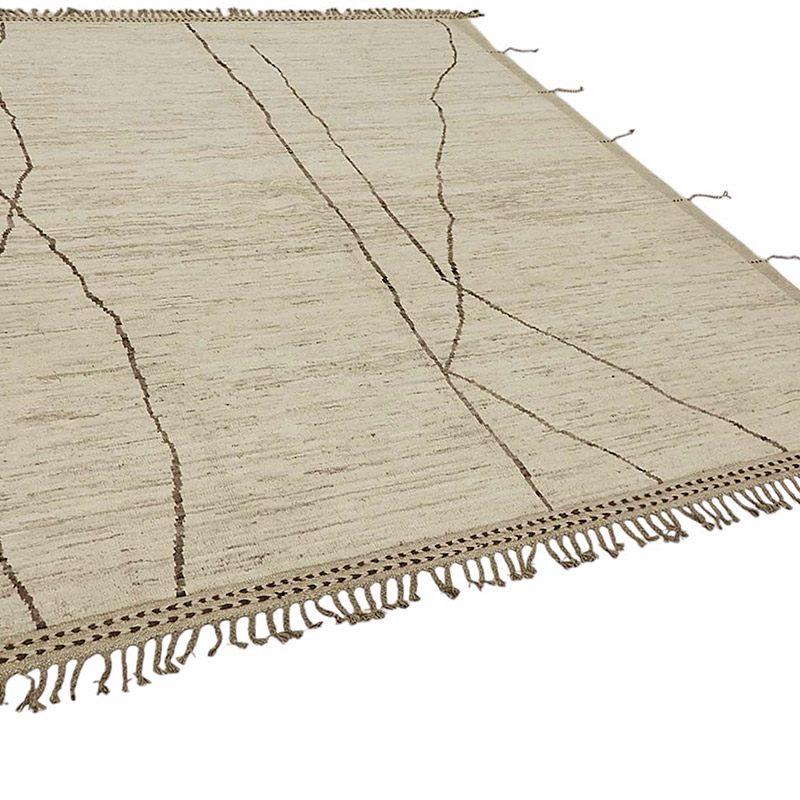 Yeni Fas Tarzi El Dokuma Hali - 257 cm x 301 cm - K0083969