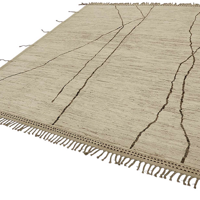 Yeni Fas Tarzi El Dokuma Hali - 257 cm x 301 cm - K0083969