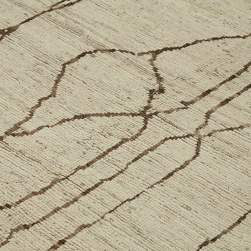 New Moroccan Style Hand-Knotted Rug - 8' 5" x 9' 9" (101" x 117") - K0083971
