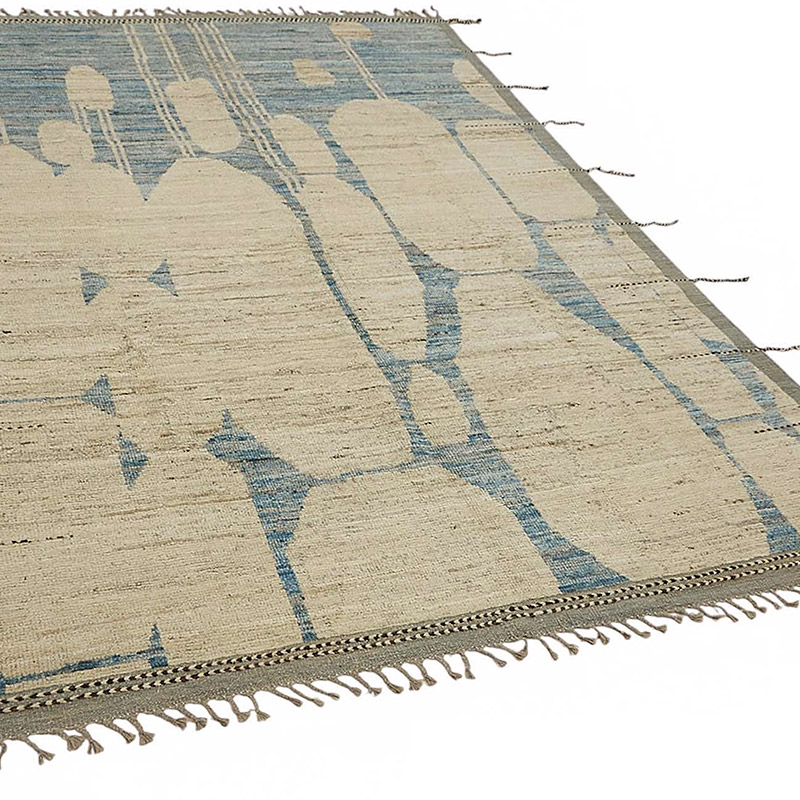 Nueva Alfombra Tejida a Mano de Estilo Marroquí - 212 cm x 311 cm - K0083973