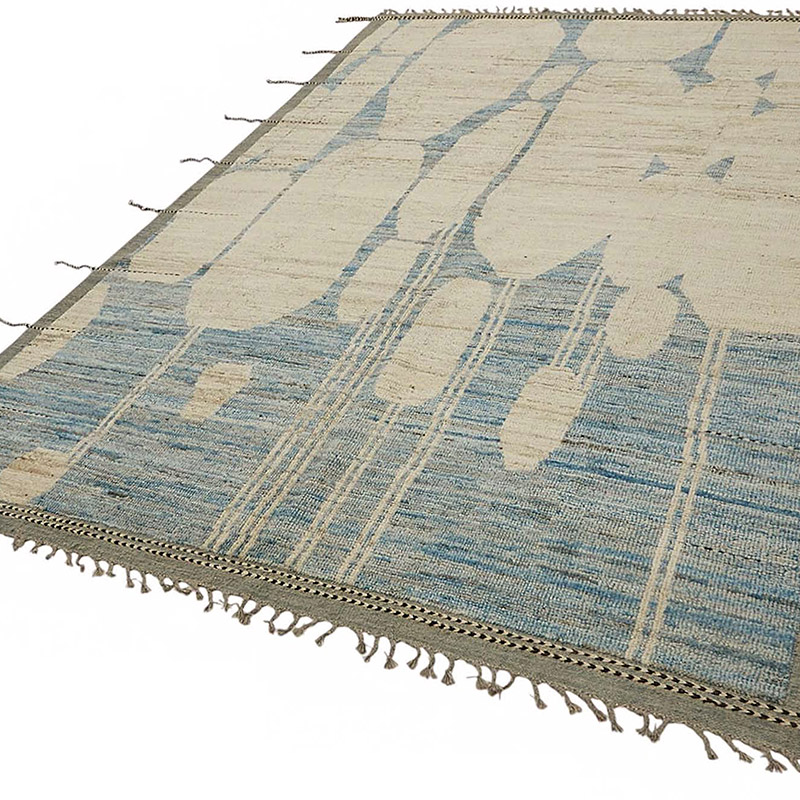 Nueva Alfombra Tejida a Mano de Estilo Marroquí - 212 cm x 311 cm - K0083973