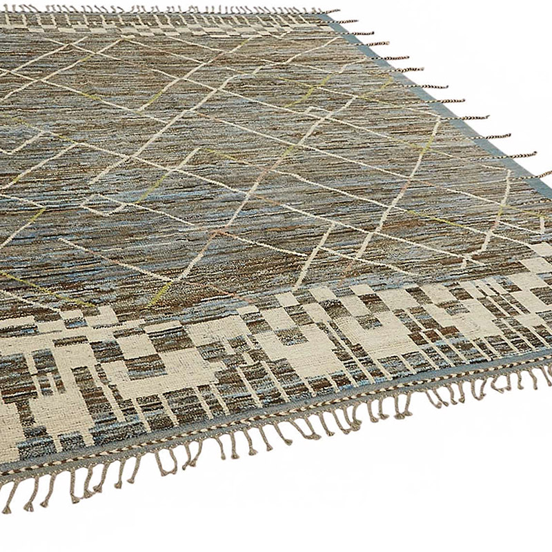 Yeni Fas Tarzi El Dokuma Hali - 258 cm x 304 cm - K0083975