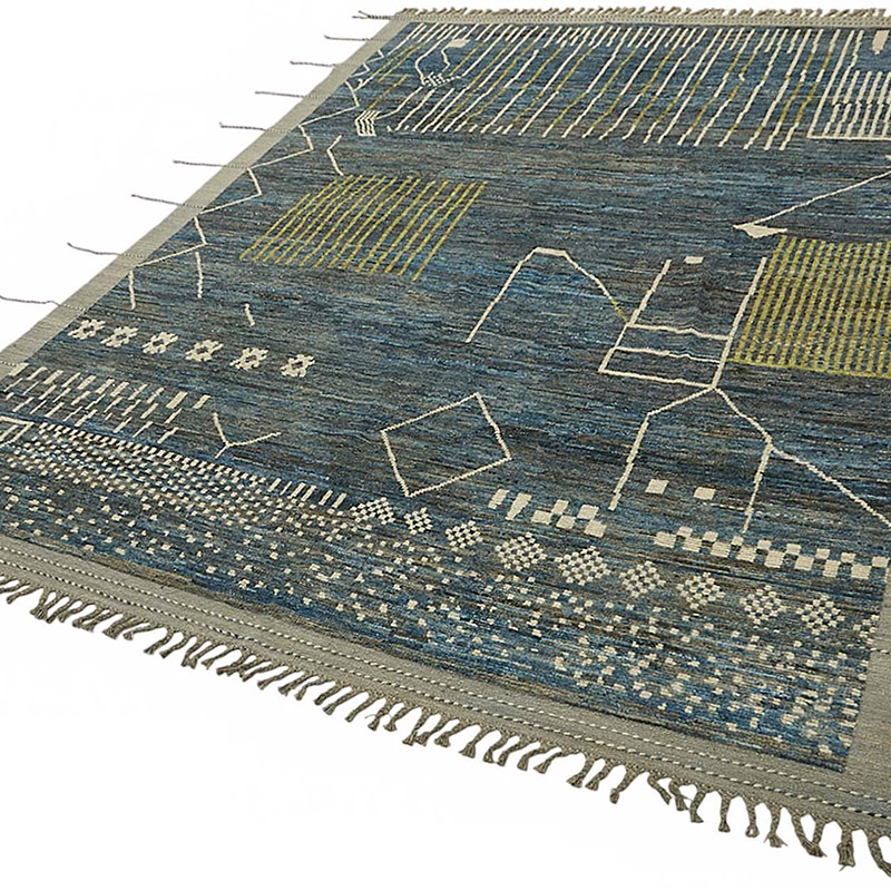 Yeni Fas Tarzi El Dokuma Hali - 219 cm x 307 cm - K0083979